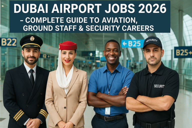 Dubai Airport Jobs 2026 – Complete Guide to Aviation, Ground Staff & Security Careers