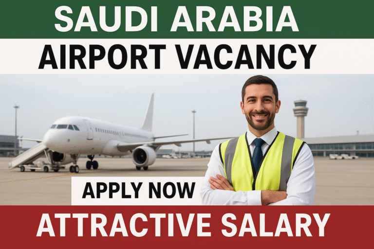 Saudi Arabia Airport Vacancy 2026 – Salary, Eligibility & Online Application Guide